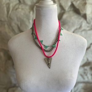 80's Retro Inspired Layered Necklace